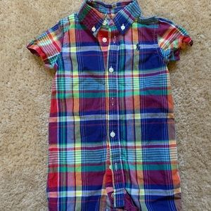 Polo baby romper